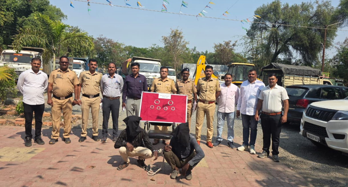 नांदेड : जबरी चोरीचा गुन्हा उघड; १ लाख १० हजारांचा मुद्देमाल जप्त